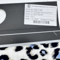 Padrão de leopardo Poliéster Spandex Quilt Jacquard Knit Fabric